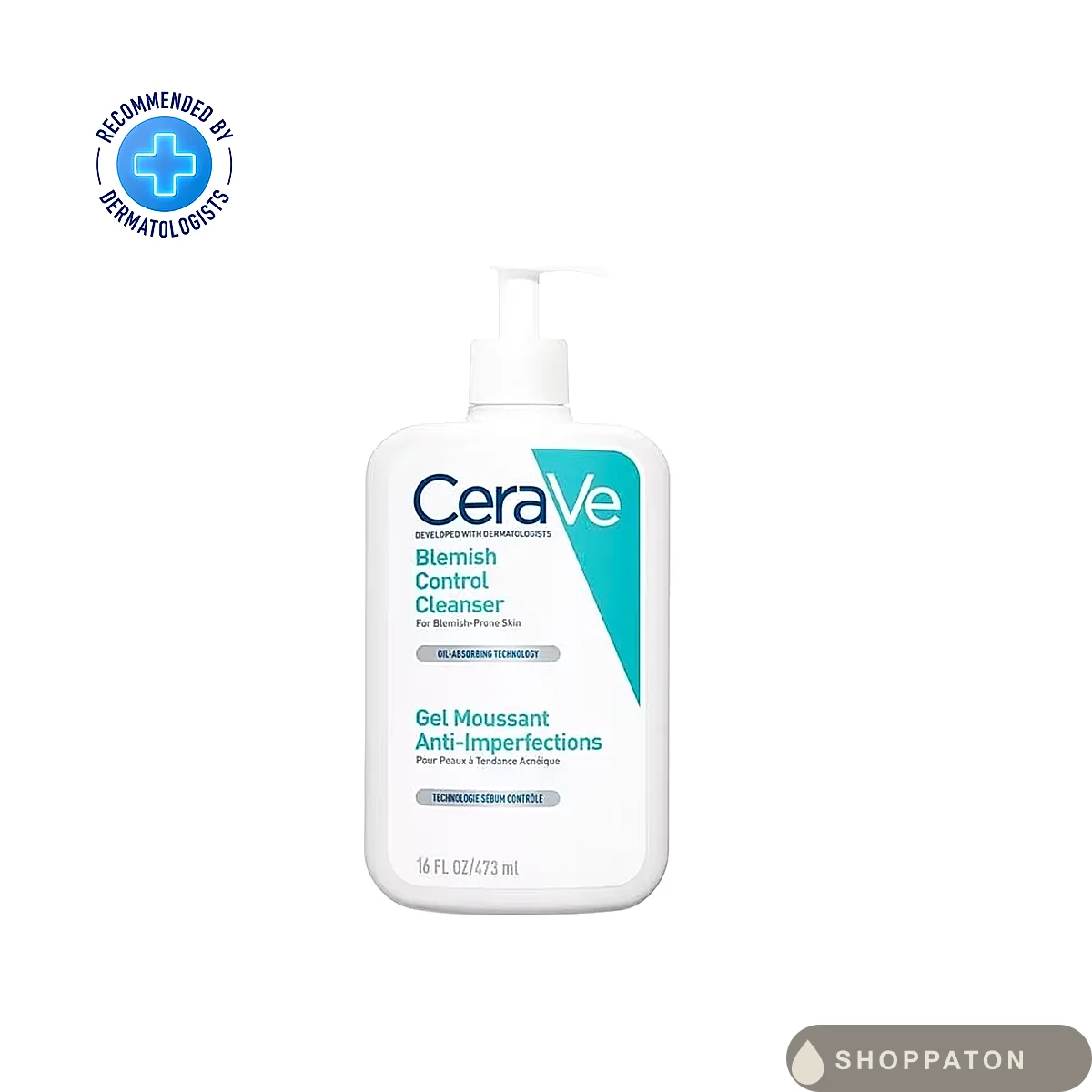 CeraVe Blemish Control Face Cleanser With 2% Salicylic Acid & Niacinamide Blemish- Prone Skin 473ml by CeraVe, available at Shoppaton Store Nigeria