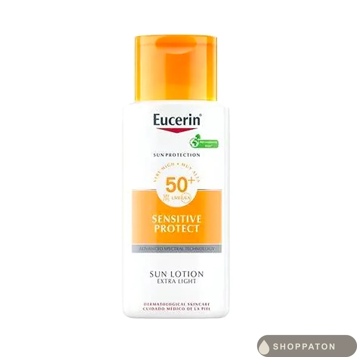 Eucerin Sensitive Protect SPF 50+ Sun Lotion 150ml by Eucerin, available at Shoppaton Store Nigeria
