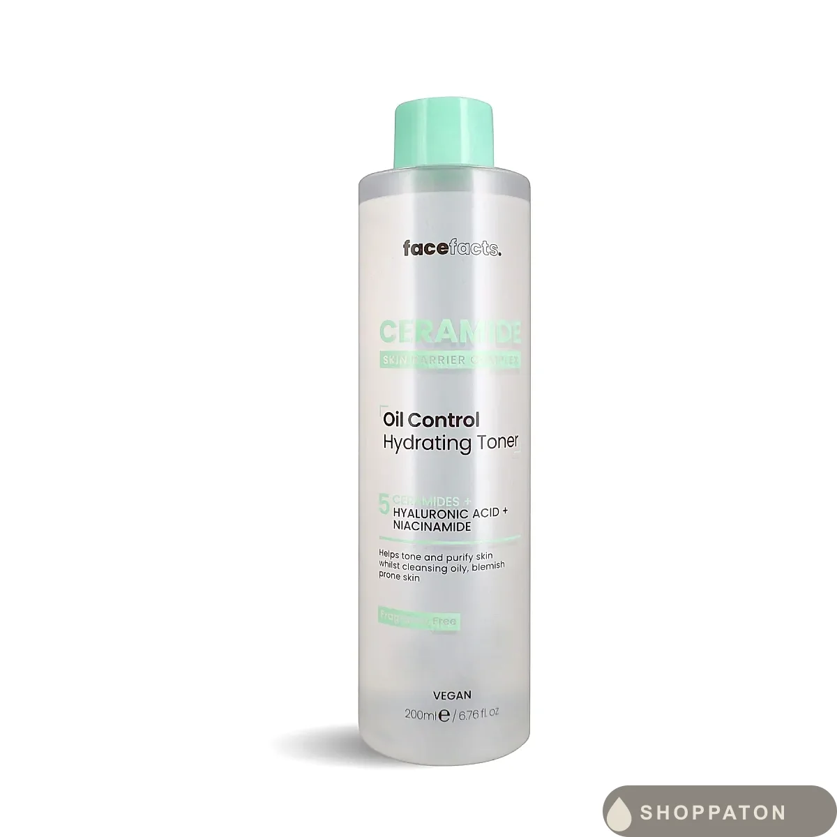 FaceFacts Ceramide Oil Control Hydrating Toner 200ml by FaceFacts Ceramide, available at Shoppaton Store Nigeria