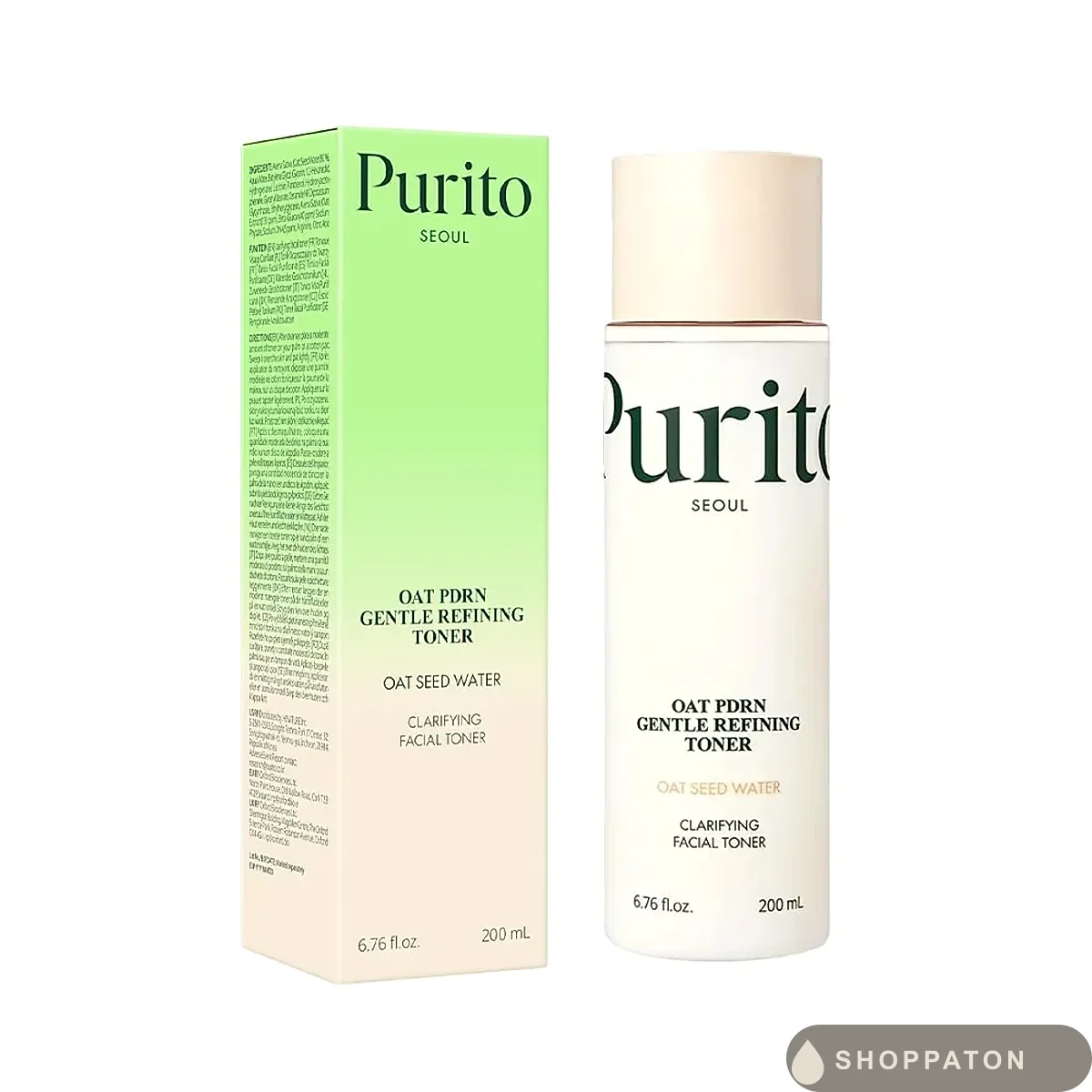 Purito SEOUL Oat PDRN Gentle Refining Toner 6.76fl / 200ml by Purito, available at Shoppaton Store Nigeria