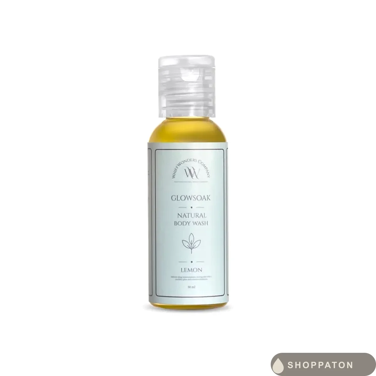 Whiffwonders Glowsoak Natural Body Wash - Lemon mini by Whiffwonders Glowsoak, available at Shoppaton Store Nigeria