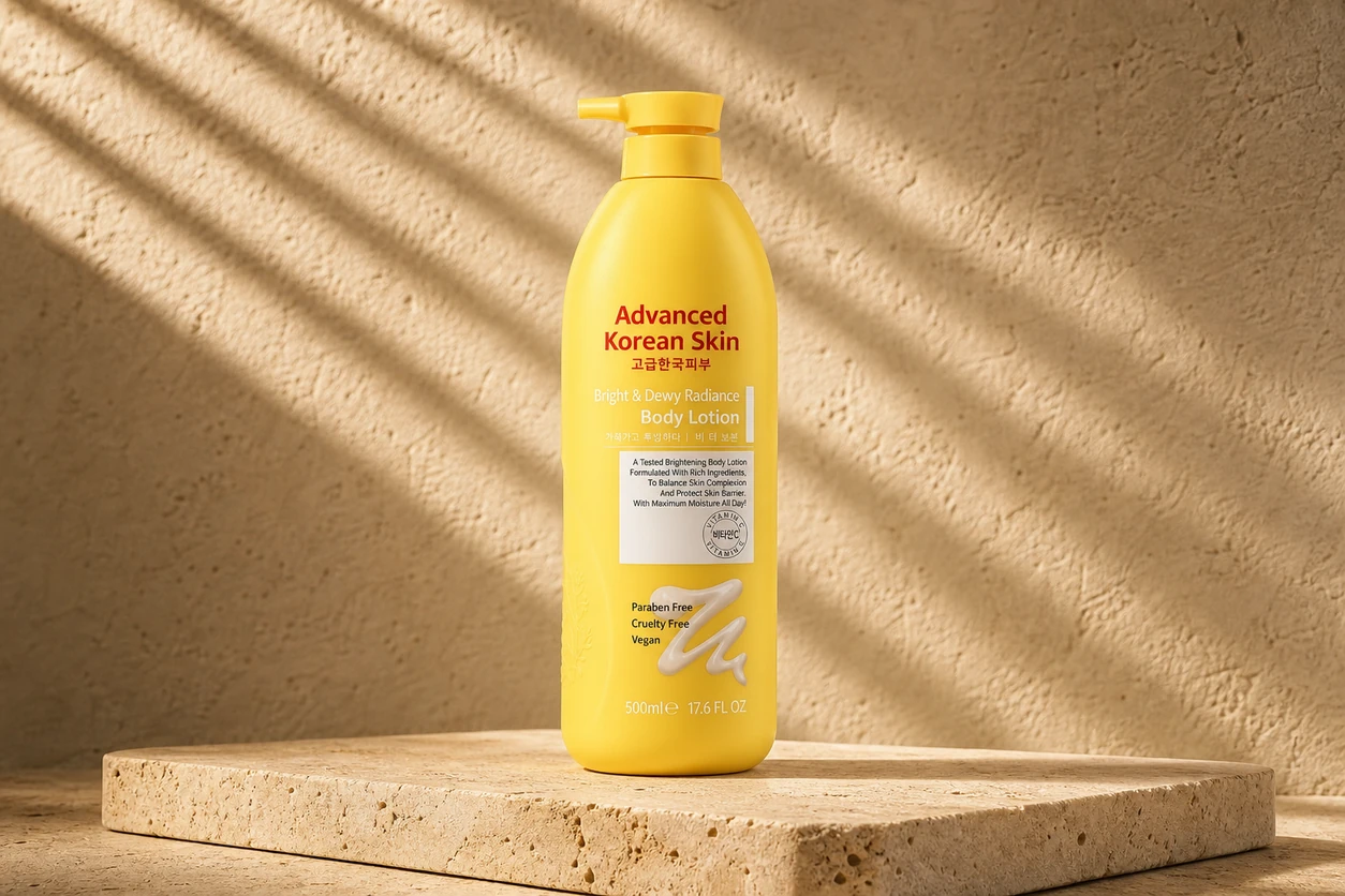 Advanced Korean Skin Bright & Dewy Radiance Body Lotion – 500ml | Shoppaton Store