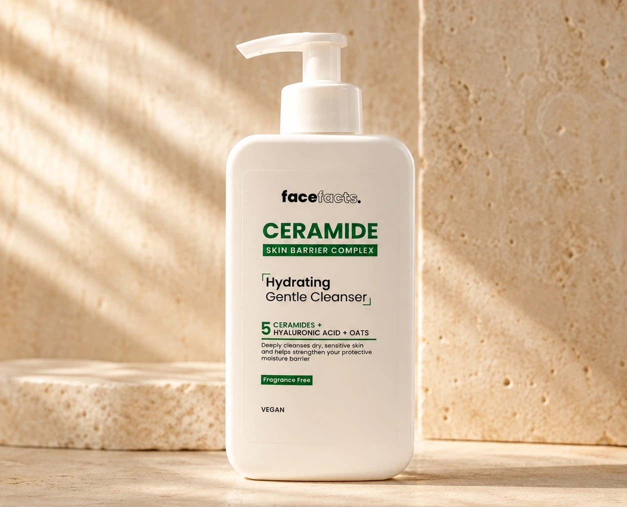Facefacts Ceramide Hydrating Gentle Cleanser 200ml | Shoppaton Store