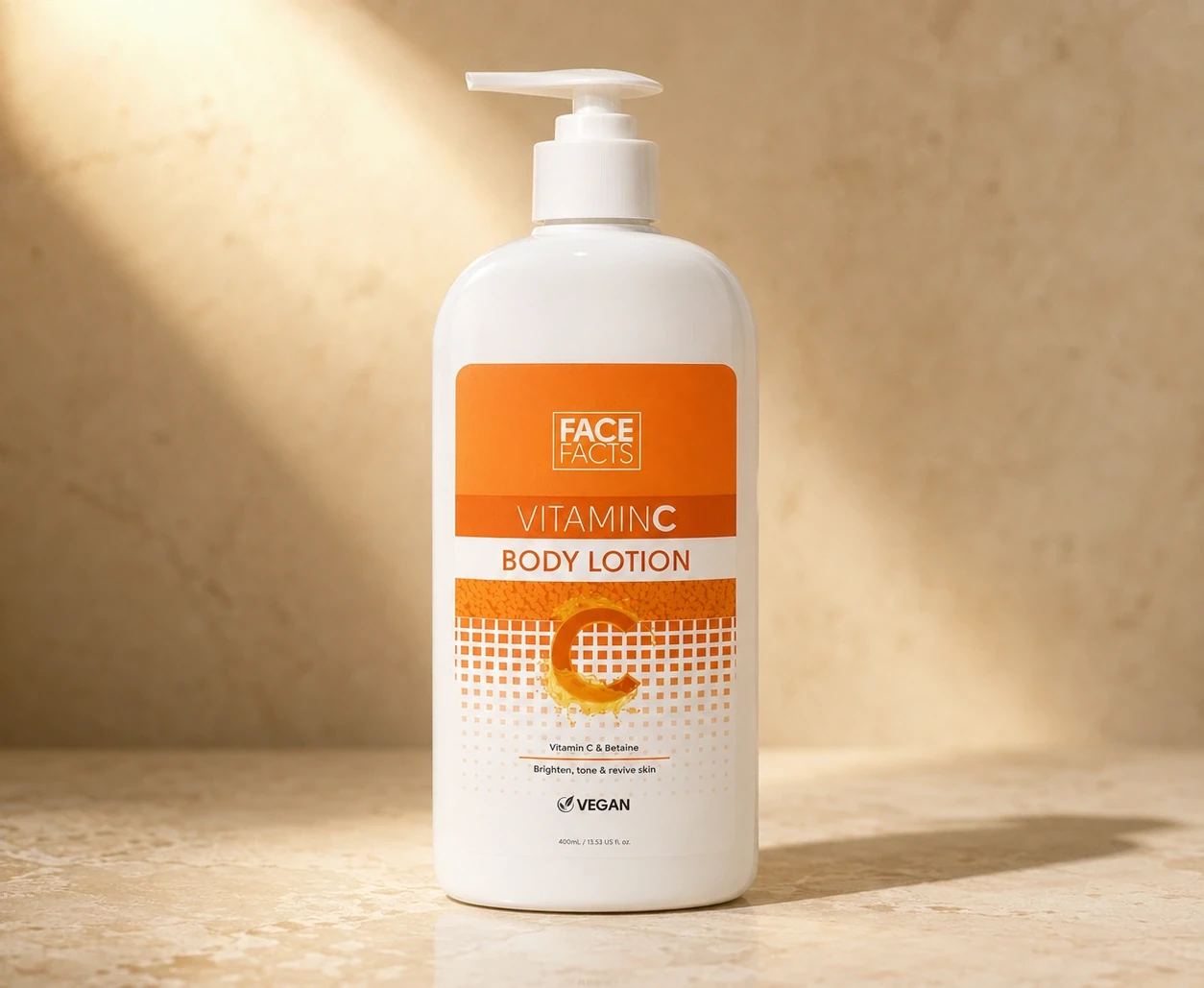 FaceFacts Vitamin C Body Lotion 13.53fl oz 400ml | Shoppaton Store