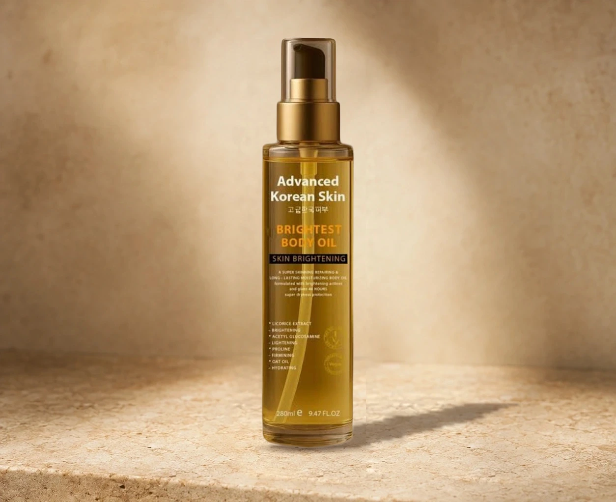 Advanced Korean Skin Brightest Body Oil | Shoppaton Store skincare Nigeria