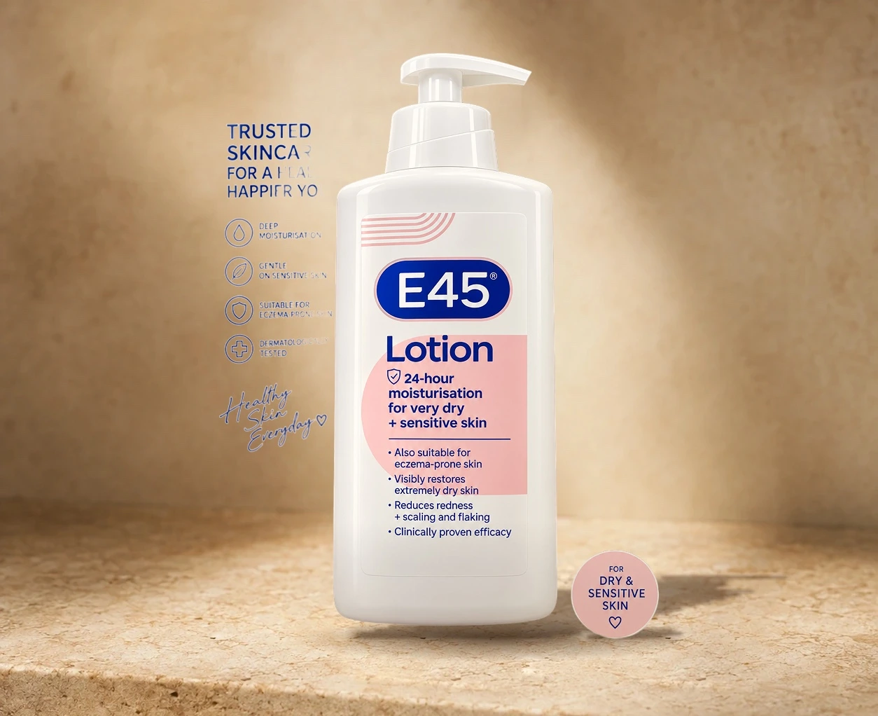 E45 Moisturising Lotion | Shoppaton Store skincare Nigeria