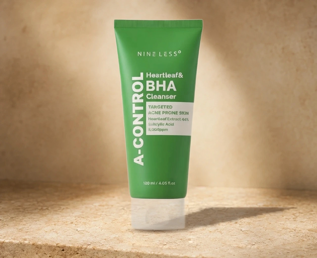 Nineless A-control Heartleaf & BHA Cleanser 120ml | Shoppaton Store skincare Nigeria