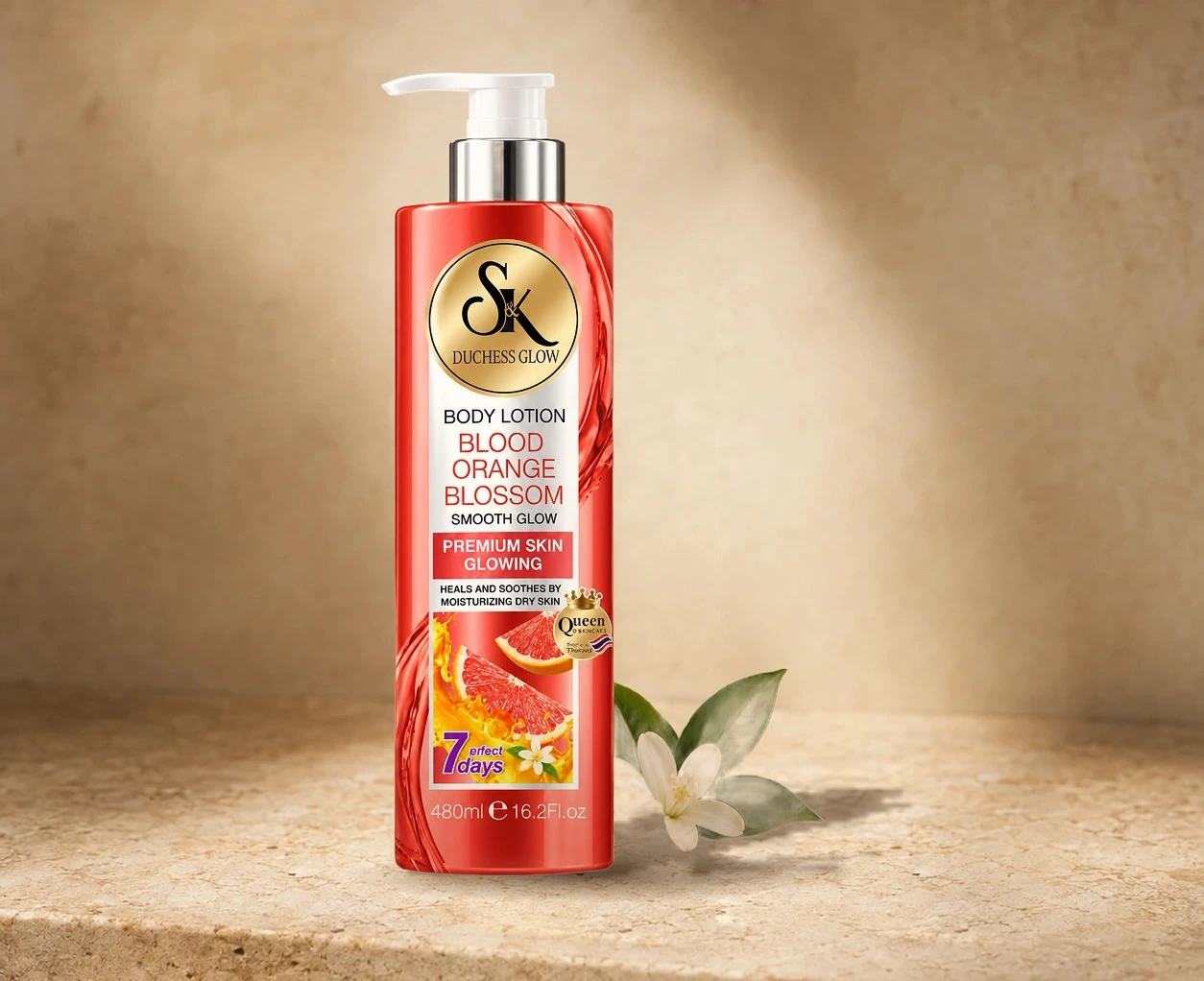 S&K Duchess Glow Blood Orange Blossom Body Lotion – Smooth Glow | Shoppaton Store skincare Nigeria