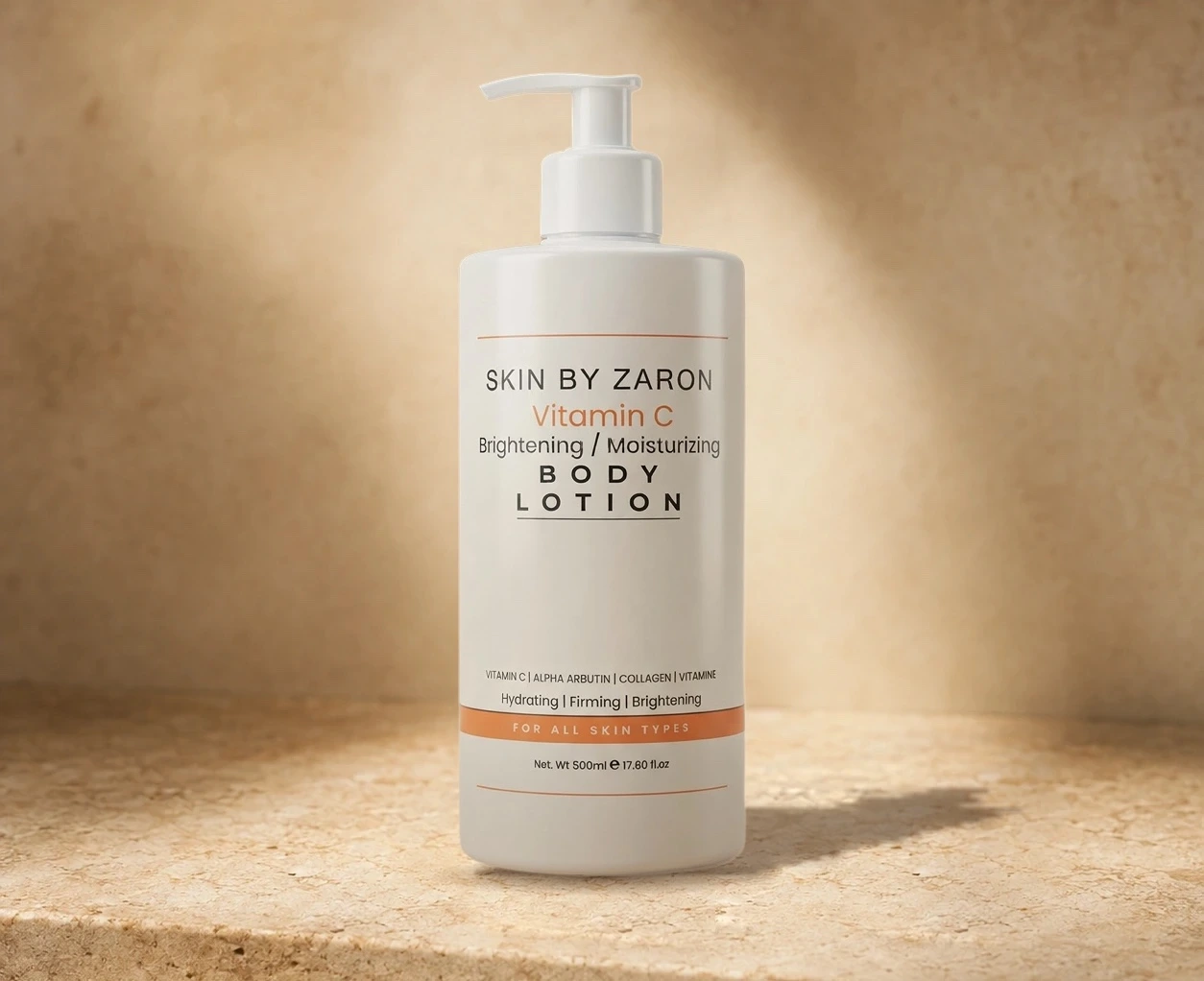 Skin By Zaron Vitamin C Brightening/Moisturizing Body Lotion 500ml | Shoppaton Store skincare Nigeria