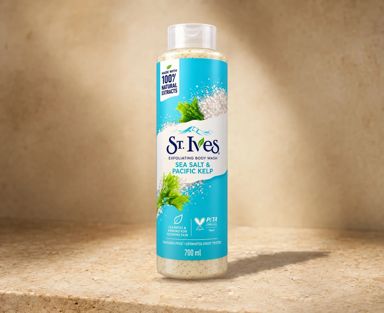 St. Ives Exfoliating Body Wash Sea Salt & Pacific Kelp 700ml | Shoppaton Store skincare Nigeria