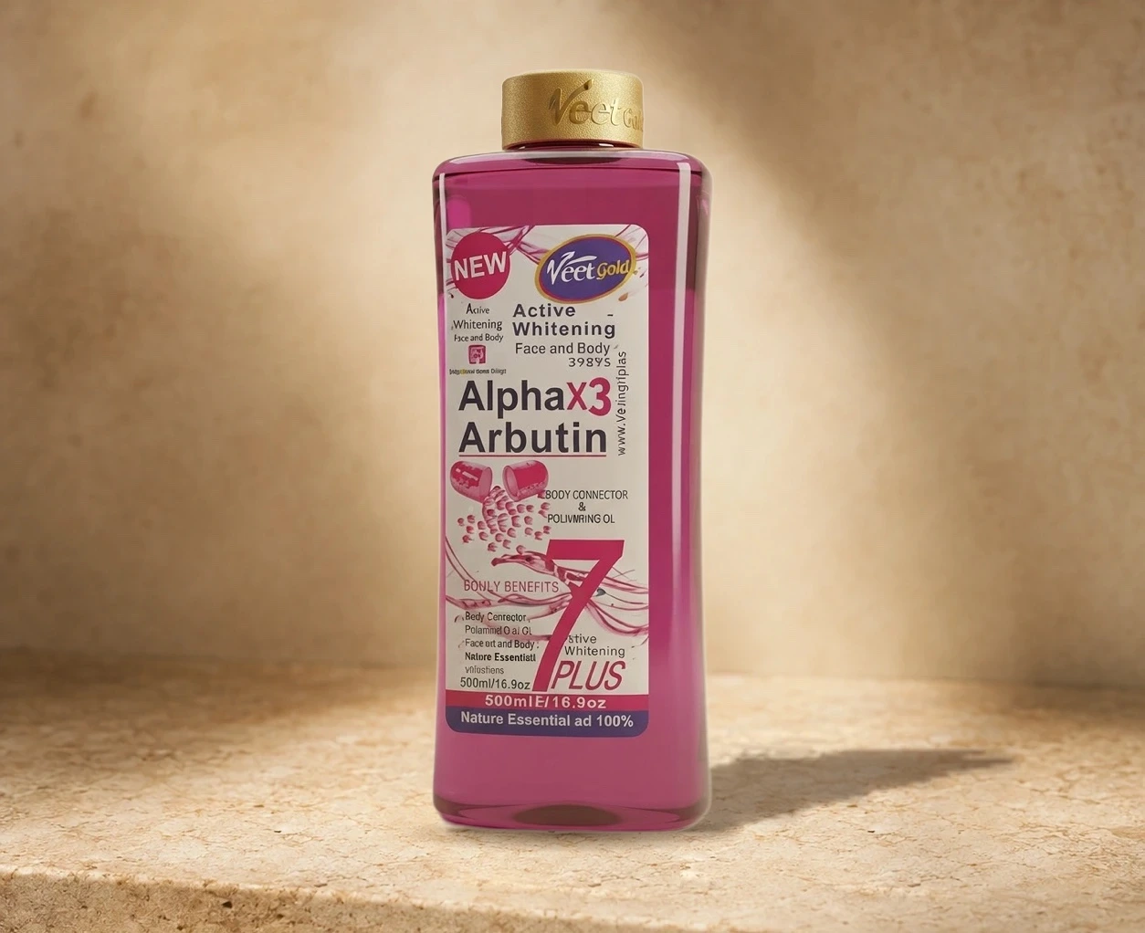 VEETgold Alpha X3 Arbutin 7 Plus Active Whitening Body Corrector & Polishing Oil | Shoppaton Store skincare Nigeria